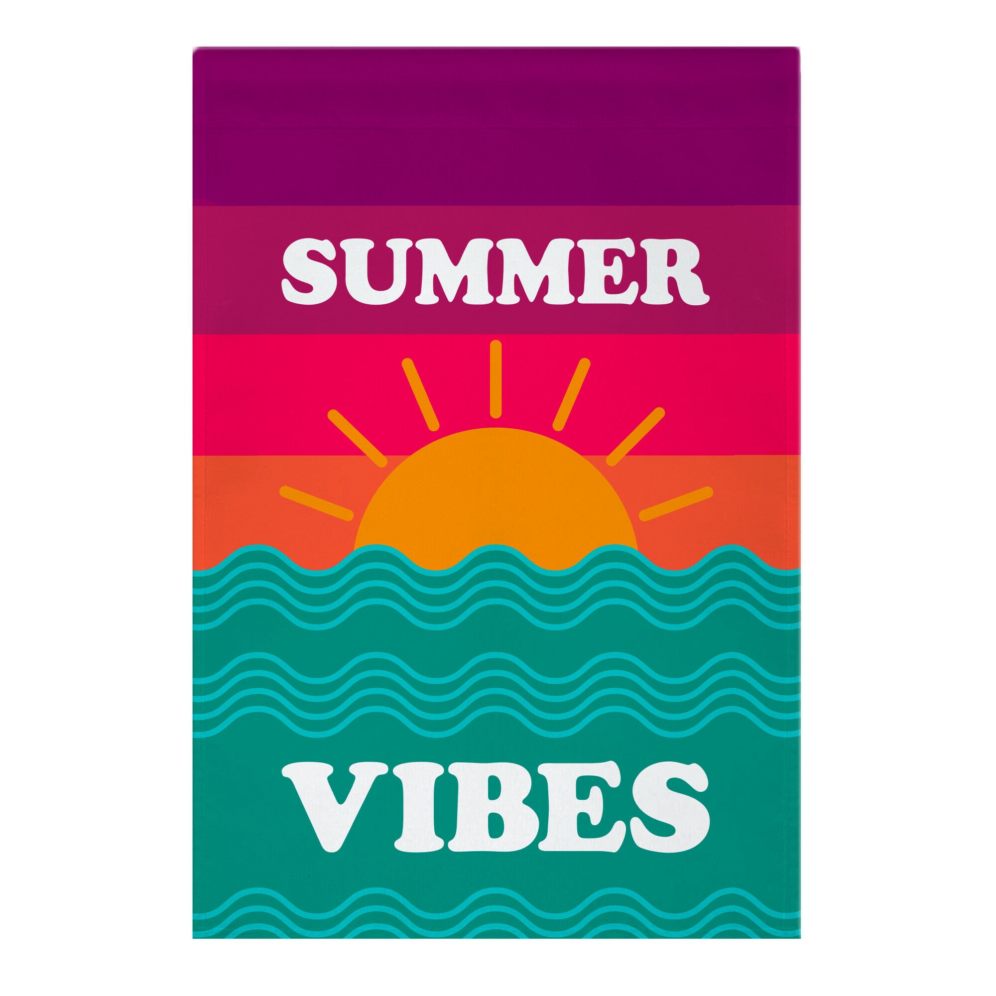 Summer Vibes Garden Flag